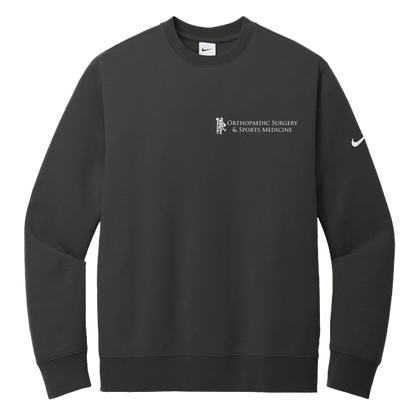 Nike Club Fleece Sleeve Swoosh Crew